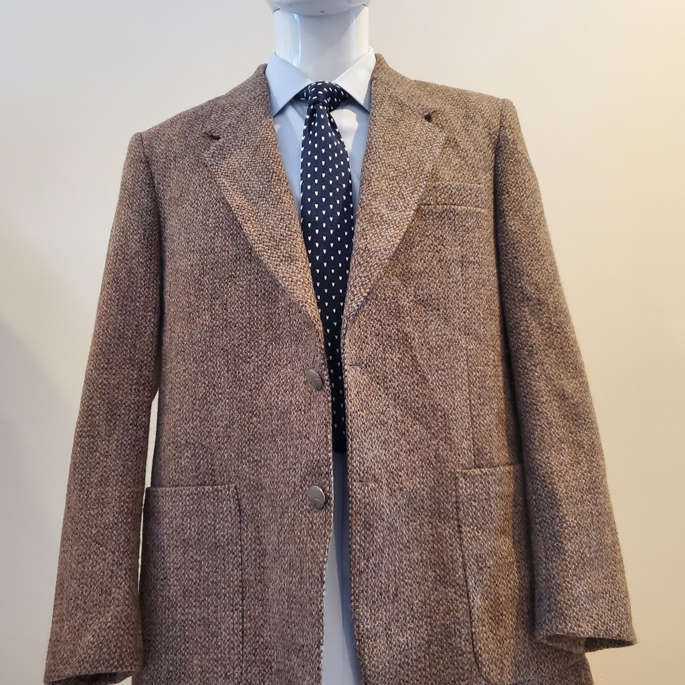 Men's Harris Tweed Wool Vintage Sports Jacket 44R
